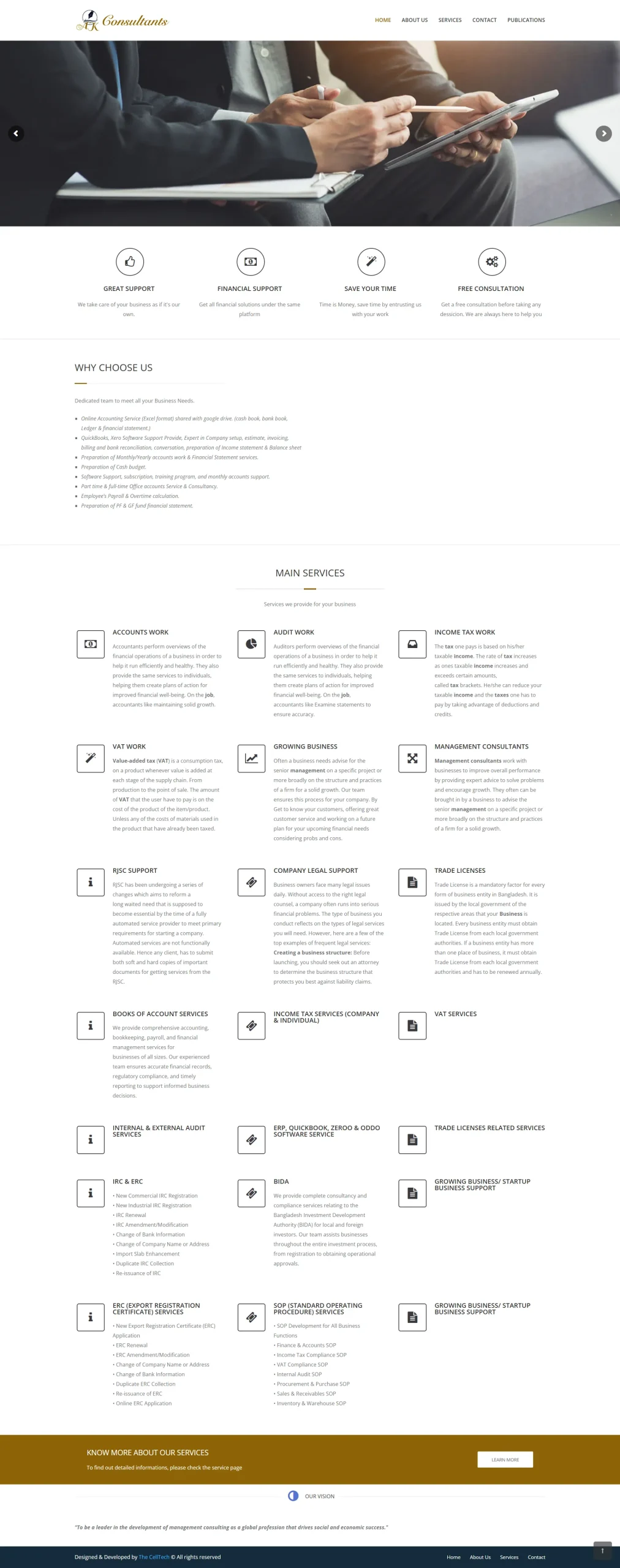 AK Consultants Bangladesh website preview